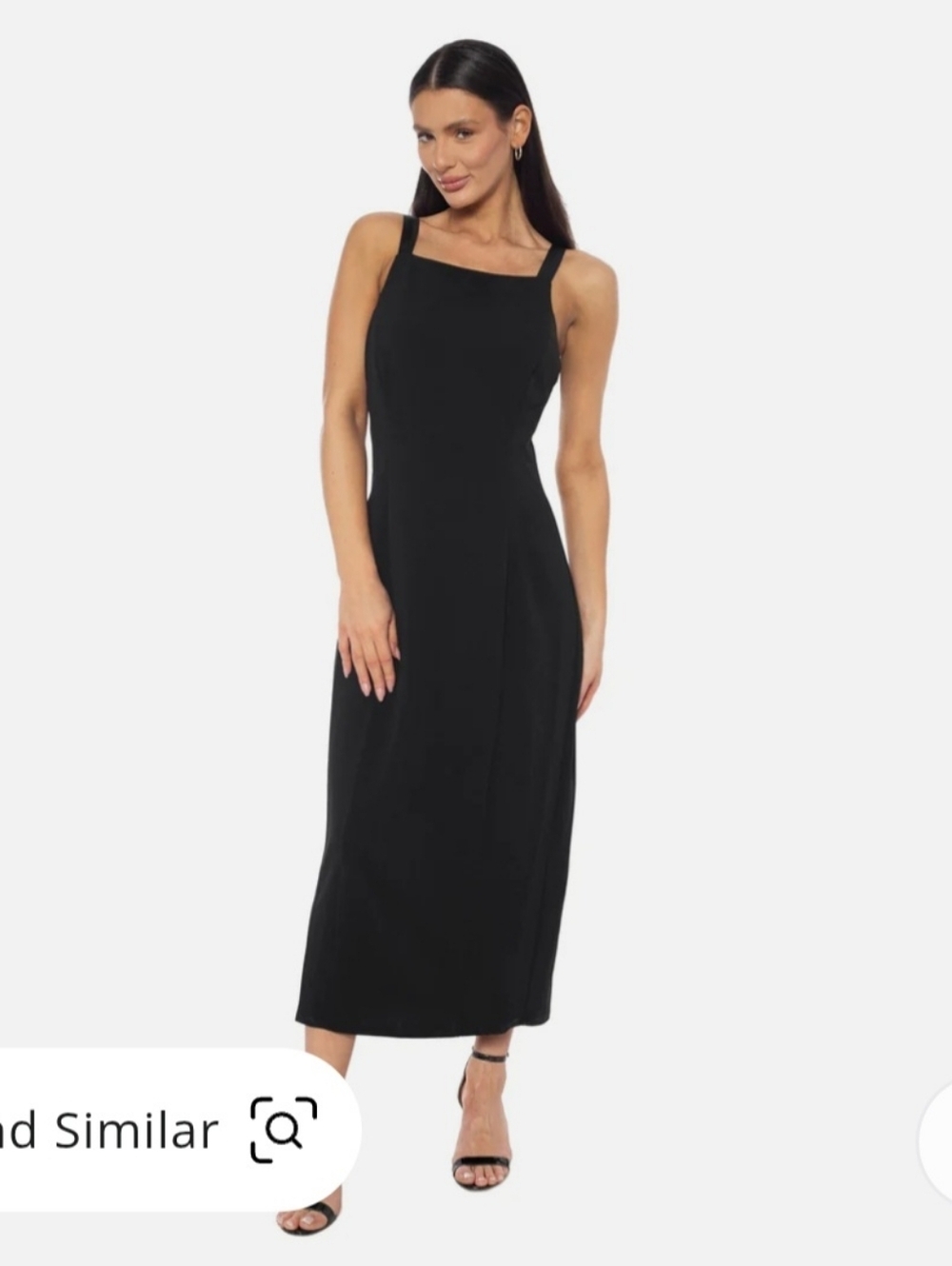 Isaac Mizrahi New York Black Special Occasion Midi Dress Statement Satin Bow L